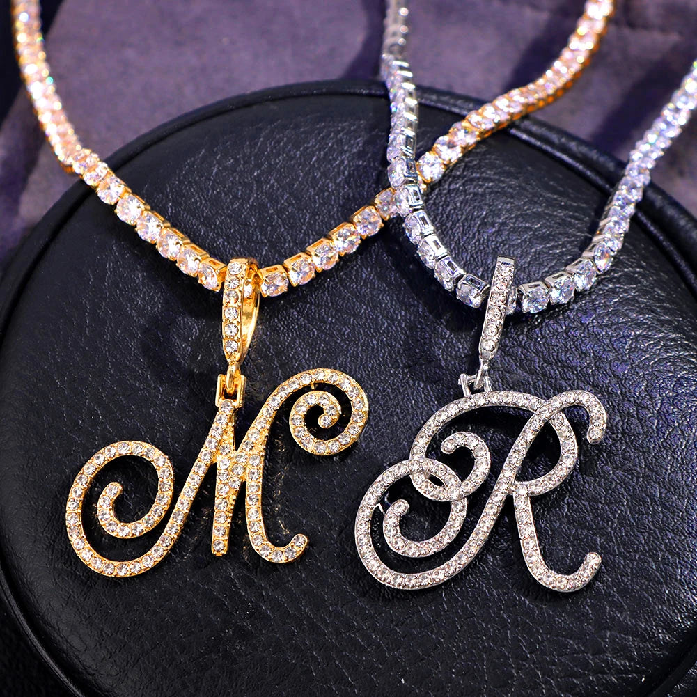 Cursive Cuban Letter Chain