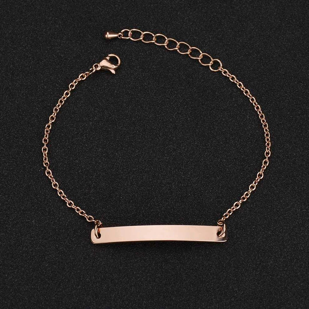 Custom Name Engraved Bracelet