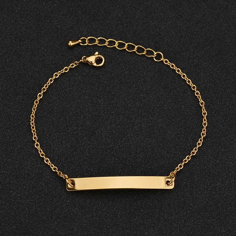 Custom Name Engraved Bracelet
