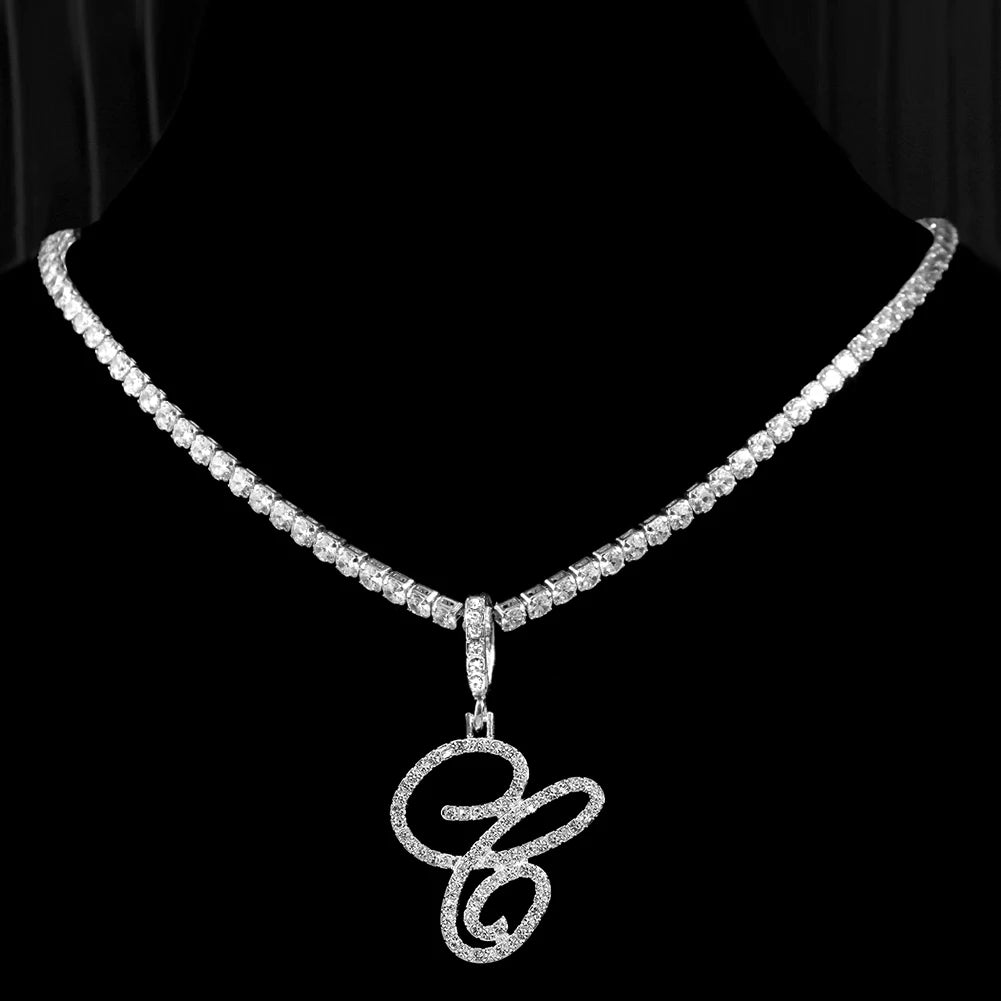 Cursive Cuban Letter Chain
