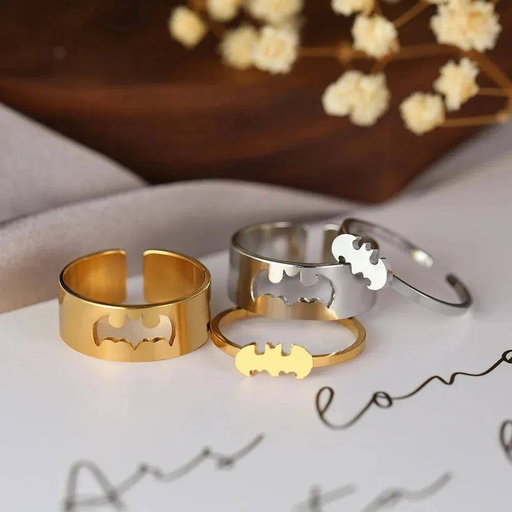 2 Pieces Batman Matching Ring