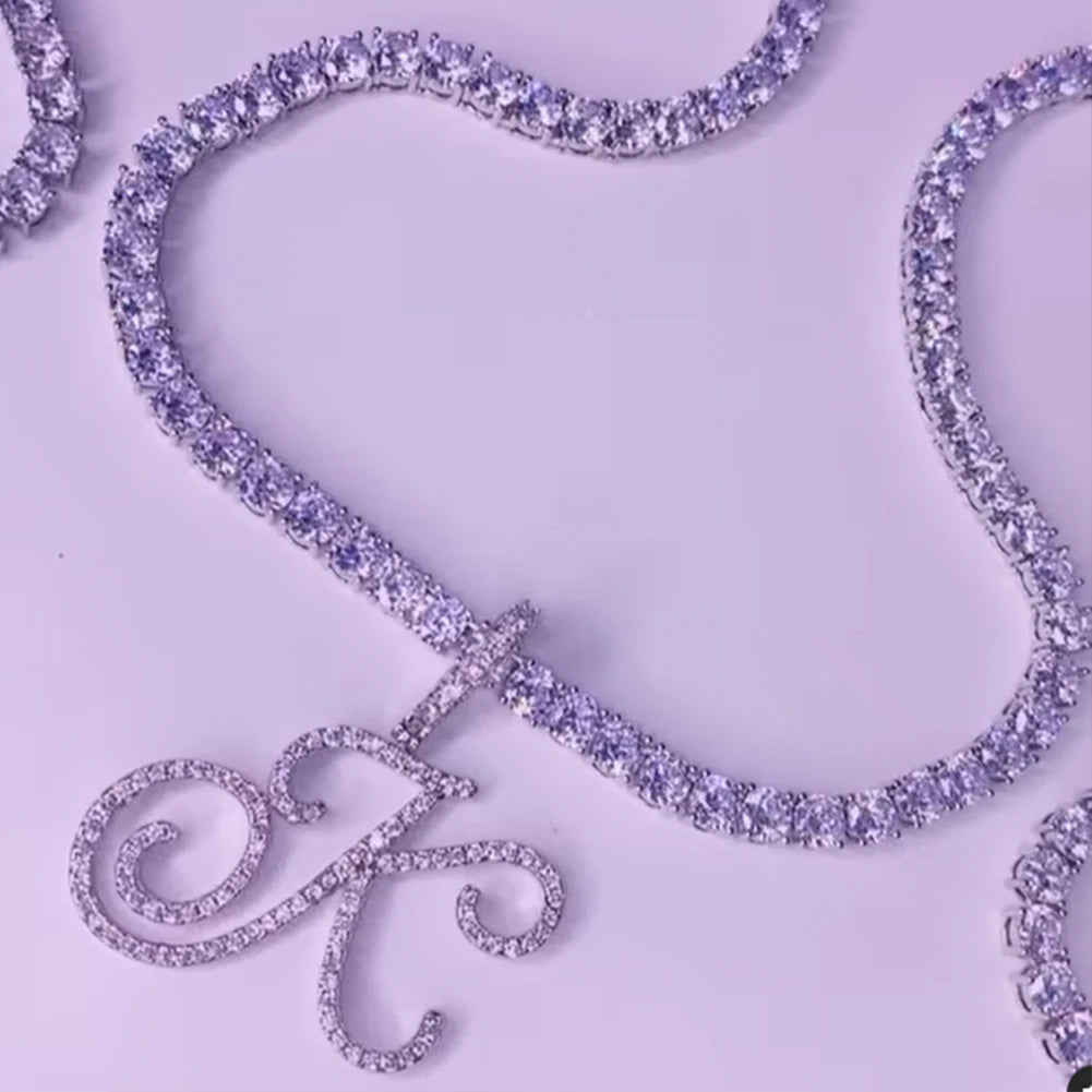 Cursive Cuban Letter Chain