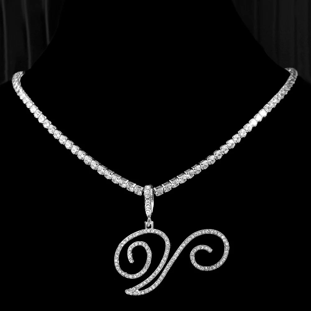 Cursive Cuban Letter Chain