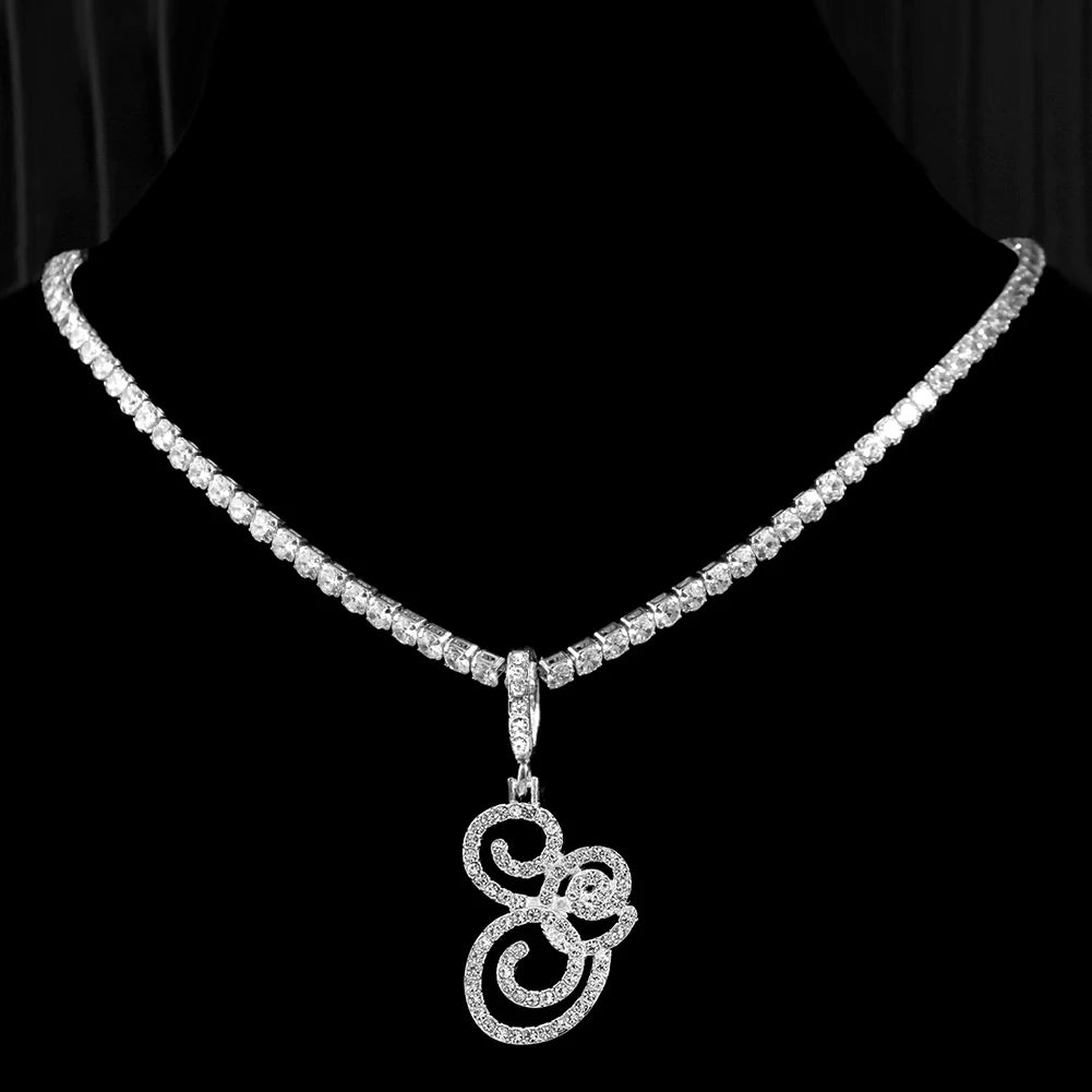 Cursive Cuban Letter Chain