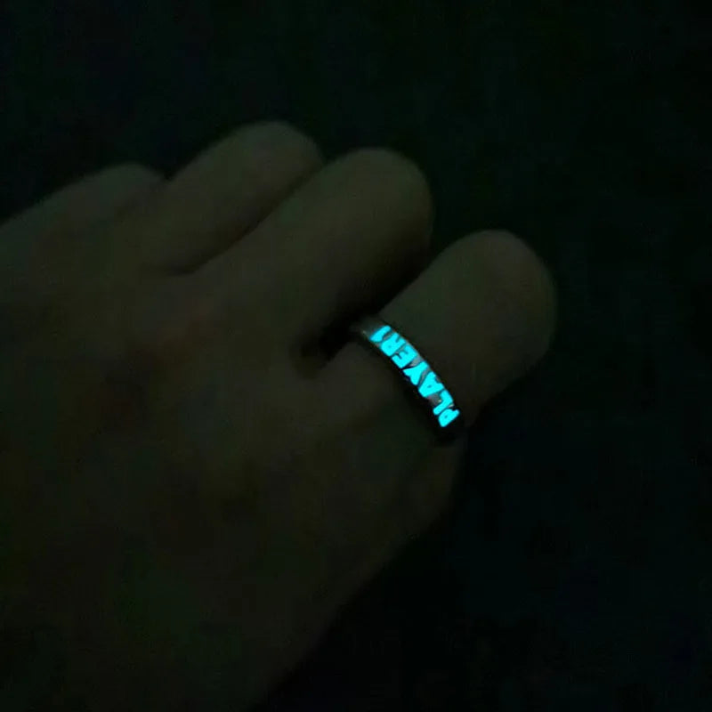 Glow in Dark Matching Rings