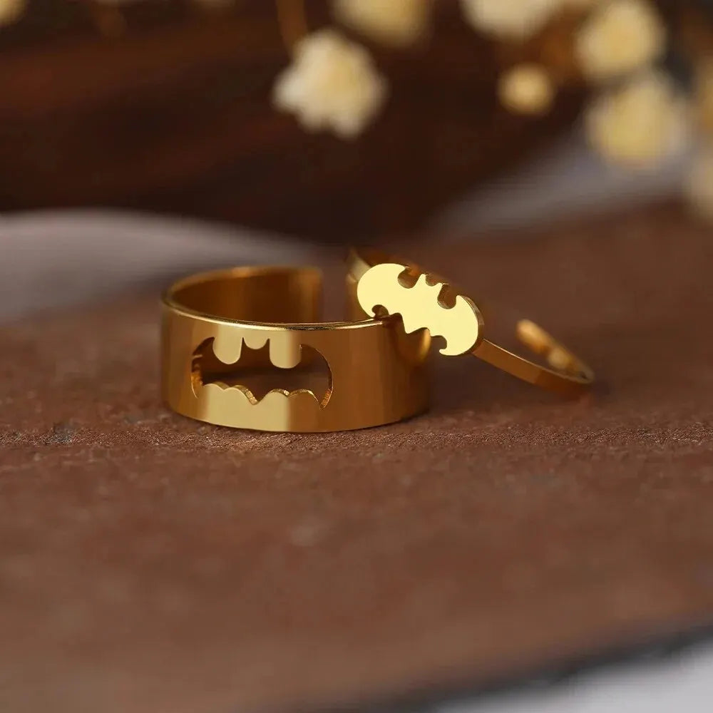 2 Pieces Batman Matching Ring