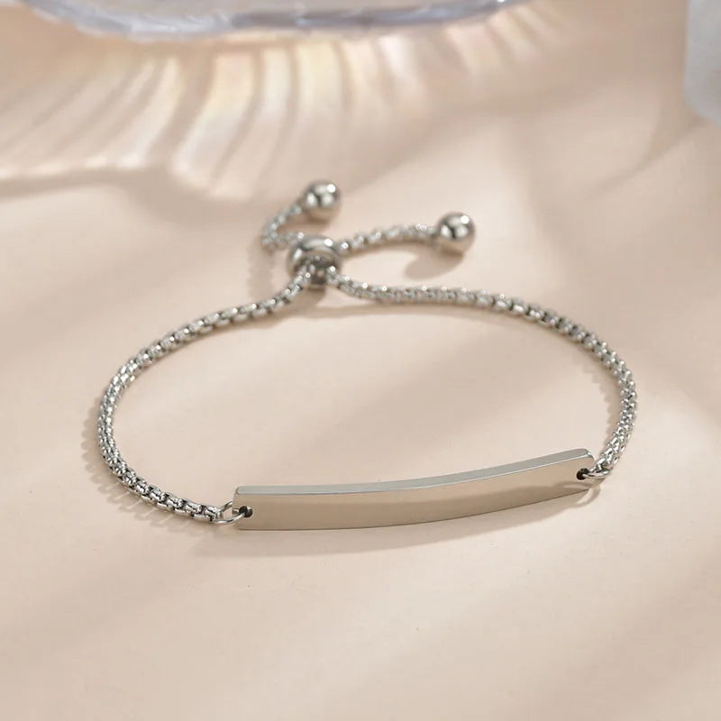 Custom Name Engraved Bracelet