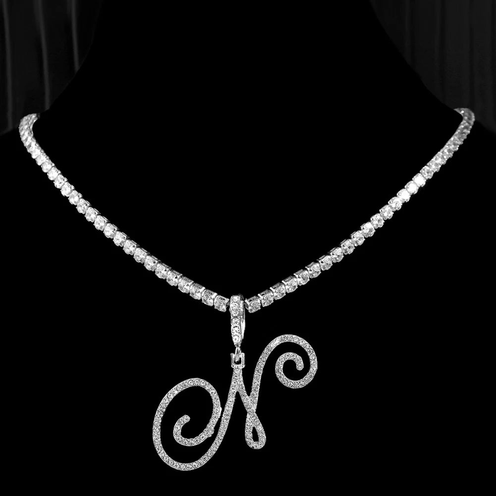 Cursive Cuban Letter Chain