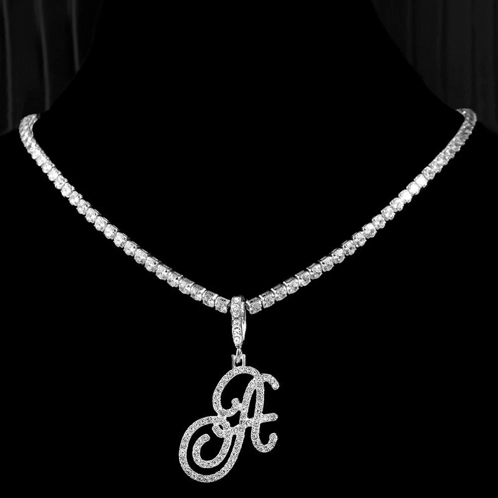 Cursive Cuban Letter Chain