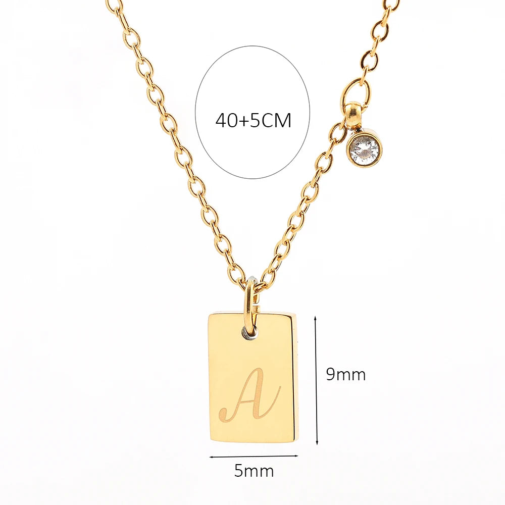 Initial Pendant Necklace