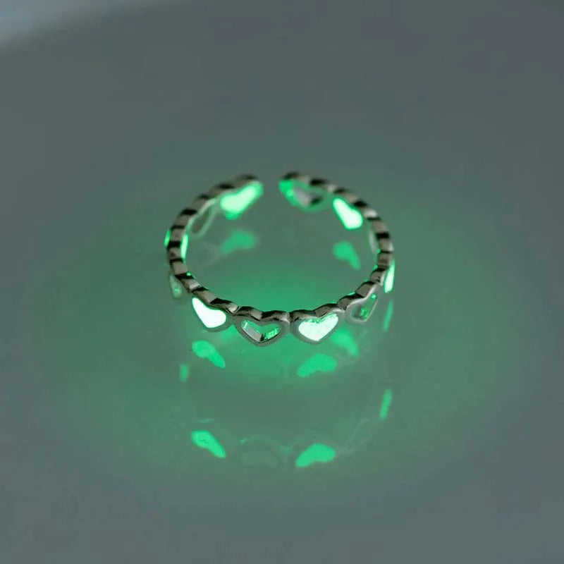 Glow in Dark Matching Rings