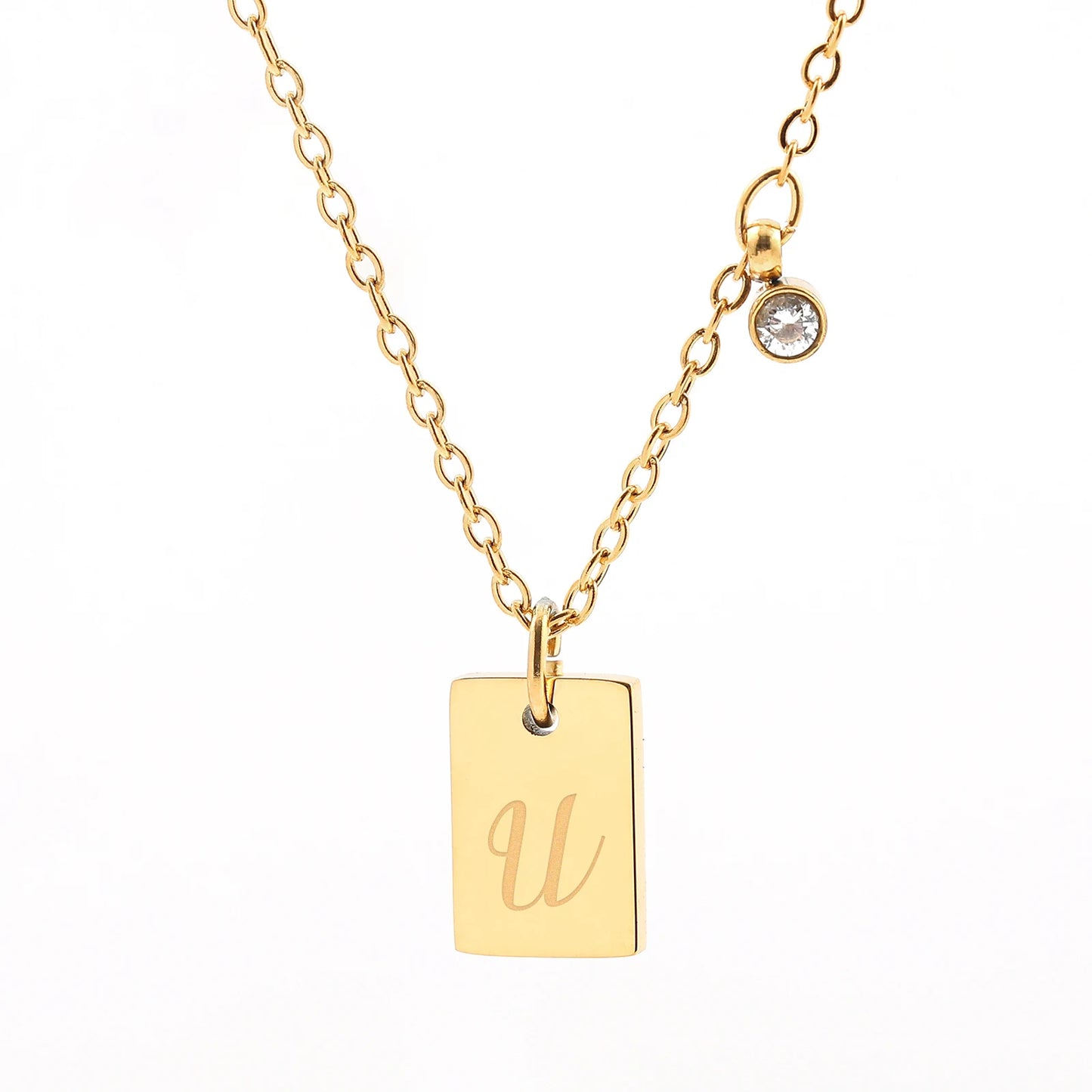 Initial Pendant Necklace