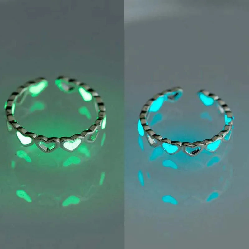 Glow in Dark Matching Rings