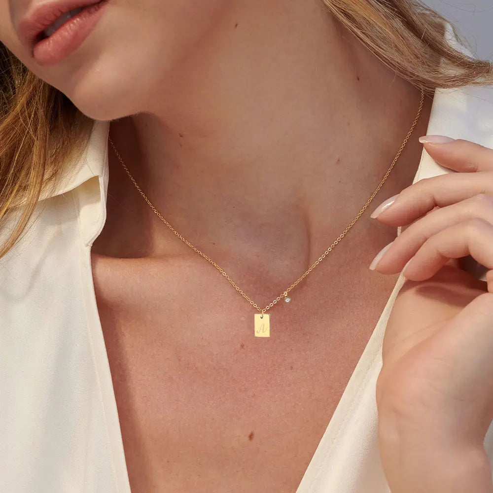 Initial Pendant Necklace