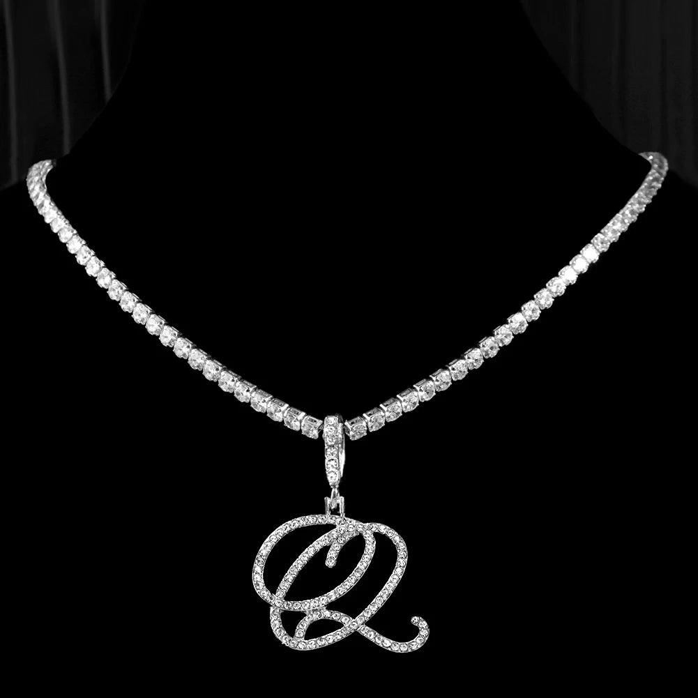 Cursive Cuban Letter Chain