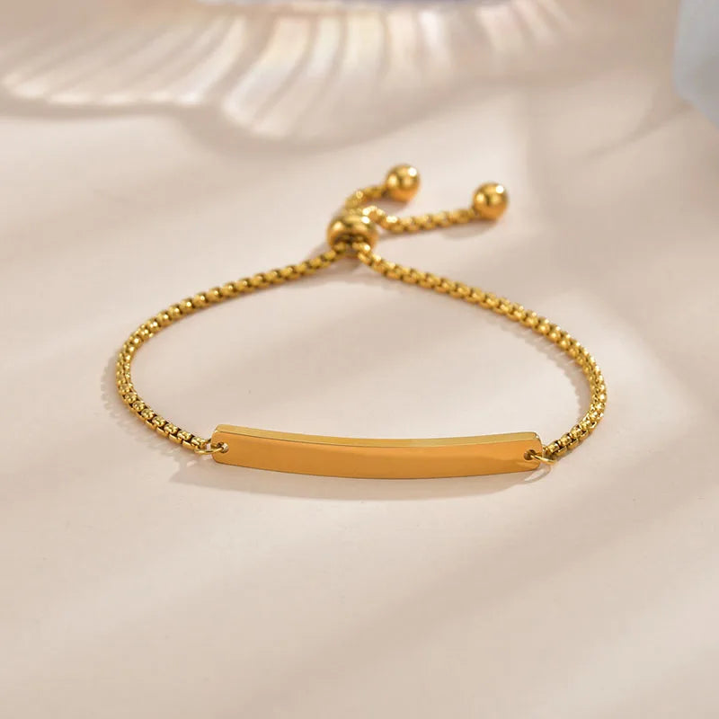 Custom Name Engraved Bracelet