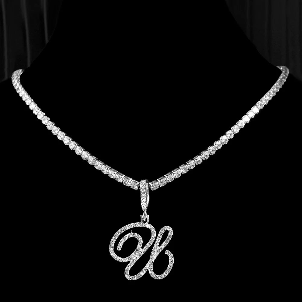 Cursive Cuban Letter Chain