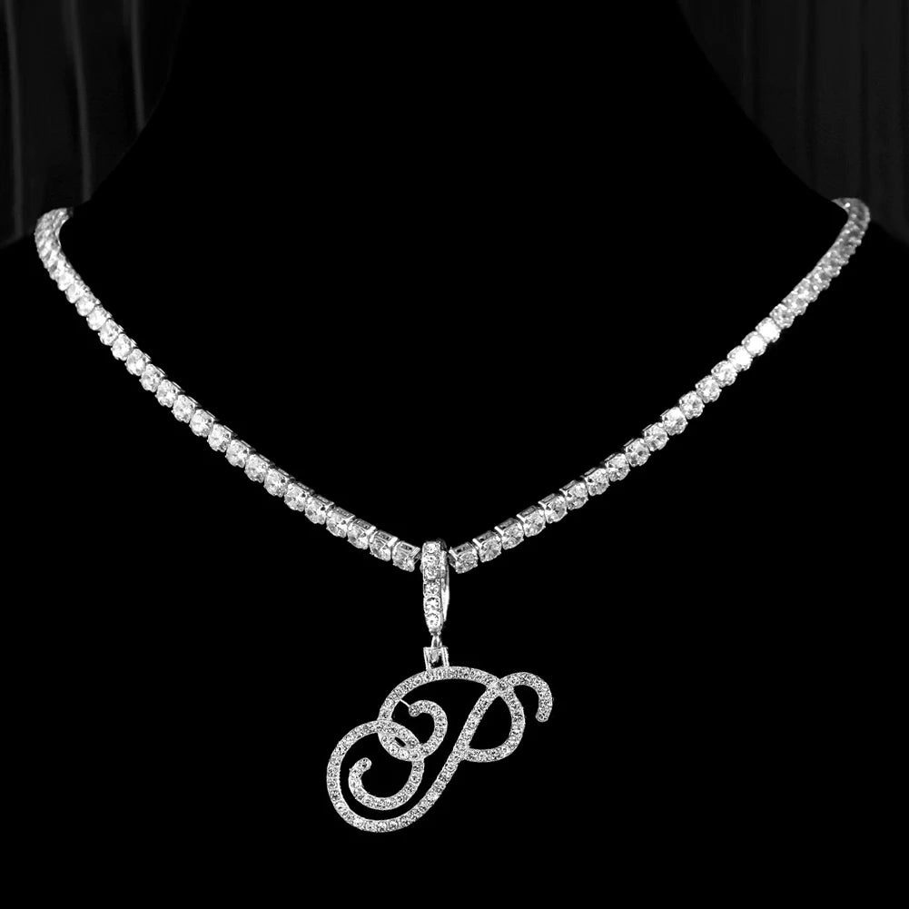 Cursive Cuban Letter Chain