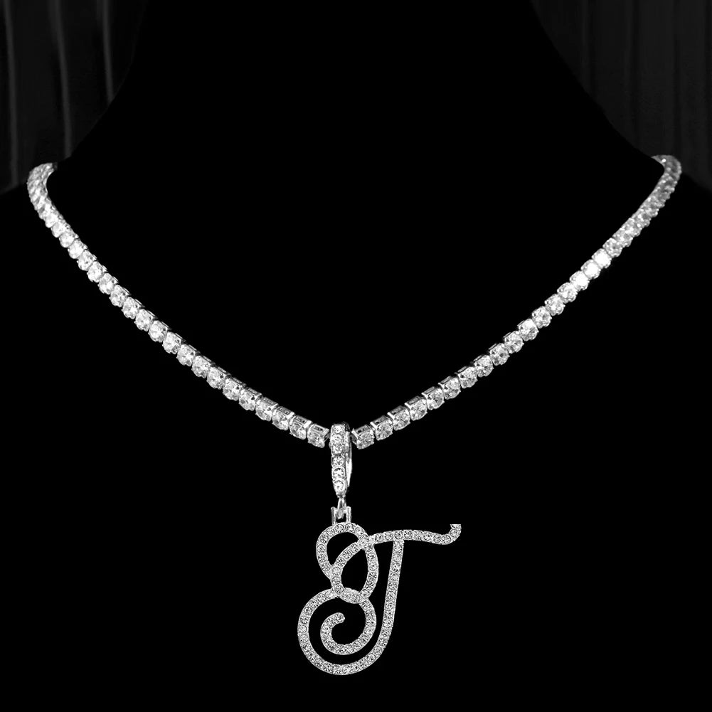 Cursive Cuban Letter Chain