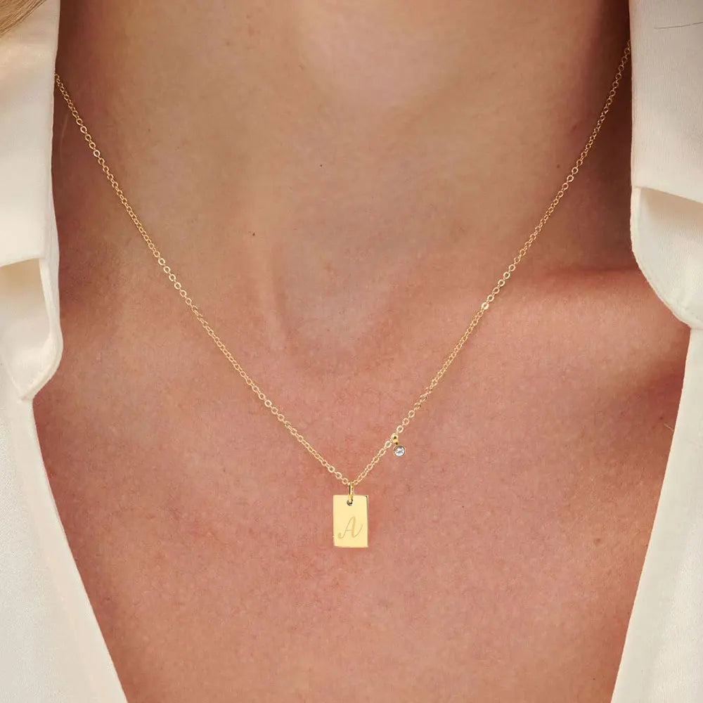 Initial Pendant Necklace