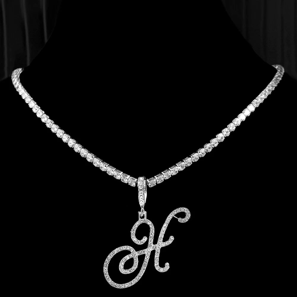 Cursive Cuban Letter Chain
