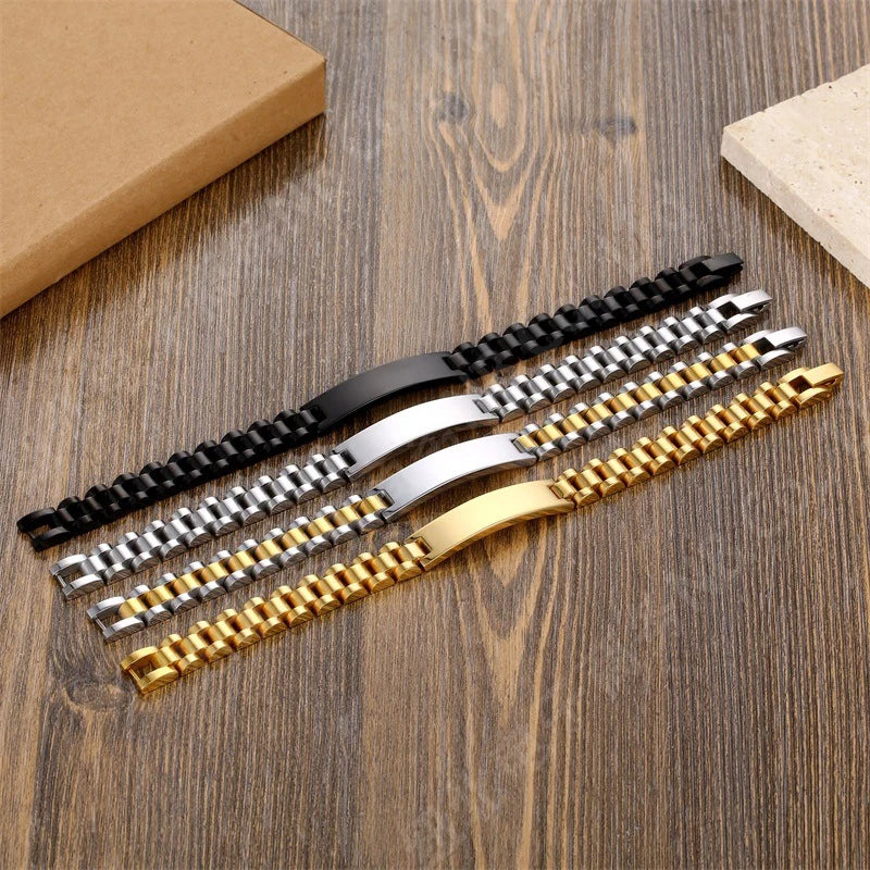 Custom Name Engraved Bracelet