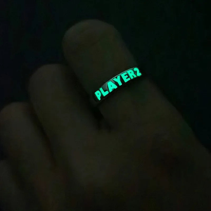 Glow in Dark Matching Rings
