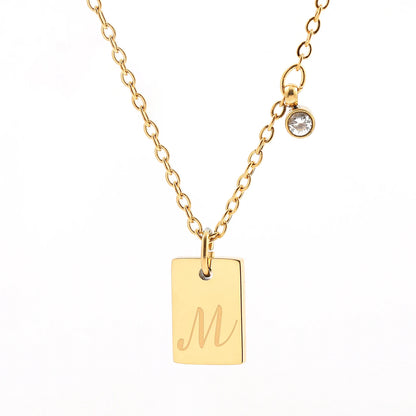 Initial Pendant Necklace