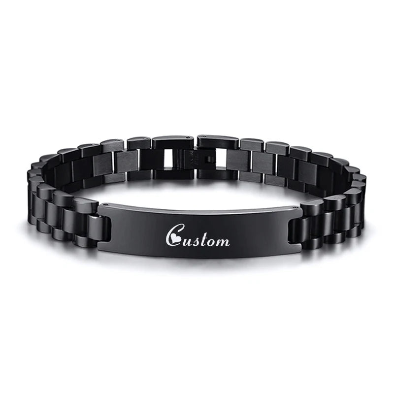 Custom Name Engraved Bracelet