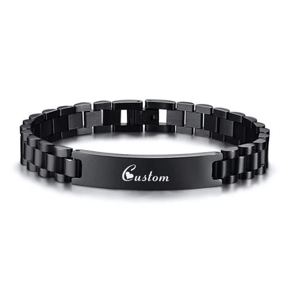 Custom Name Engraved Bracelet