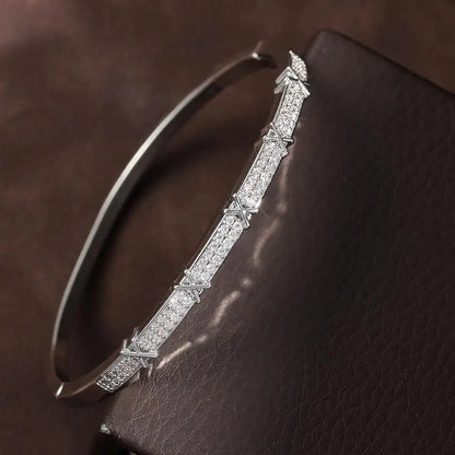 Diamond Nail Bracelet