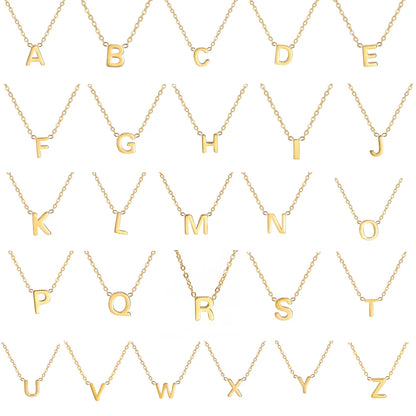 Minimal Letter Necklace
