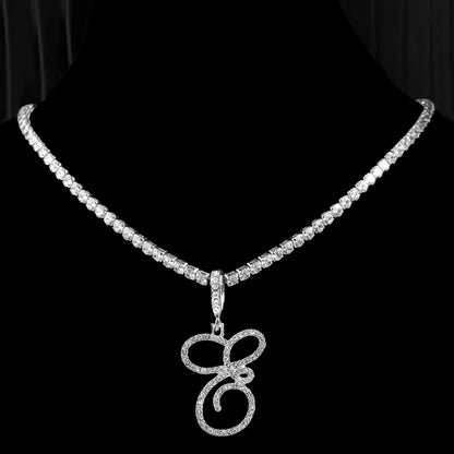 Cursive Cuban Letter Chain