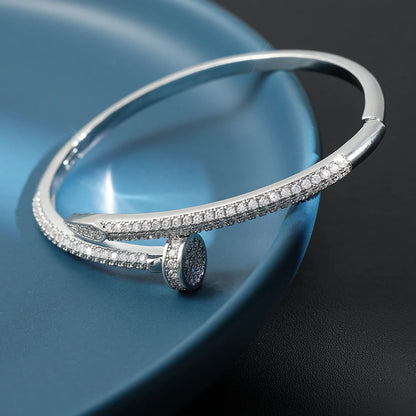 Diamond Nail Bracelet