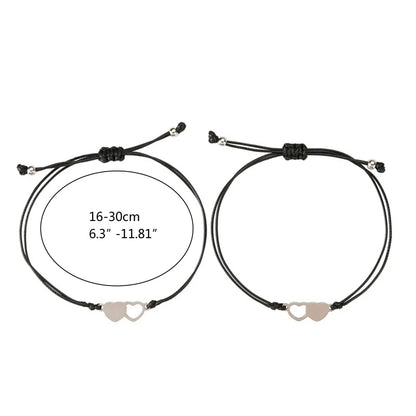 2/3/4 Pcs Best Friend Wax Bracelets