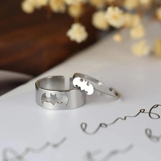 2 Pieces Batman Matching Ring