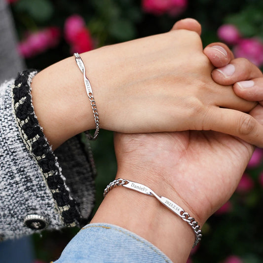 Personalised 2pcs Bracelet Set