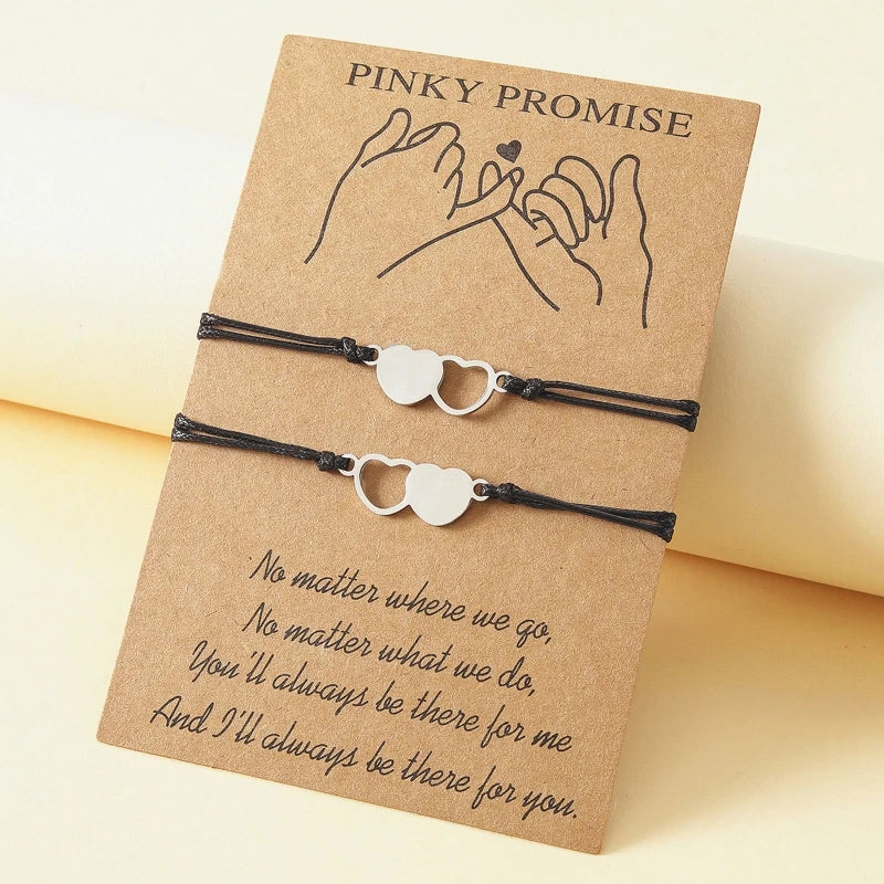2/3/4 Pcs Best Friend Wax Bracelets
