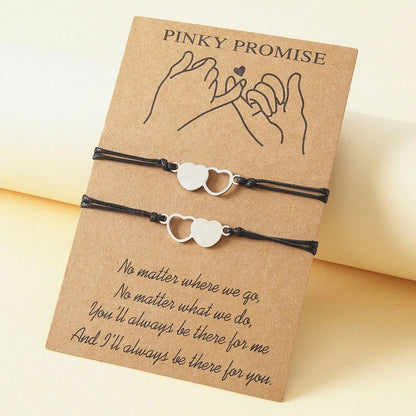 2/3/4 Pcs Best Friend Wax Bracelets