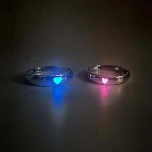 Glow in Dark Matching Rings