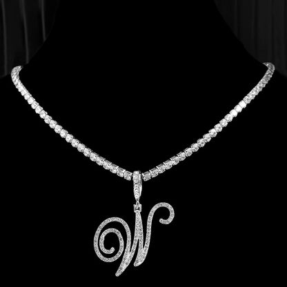Cursive Cuban Letter Chain