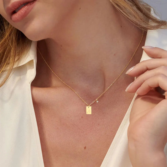 Initial Pendant Necklace