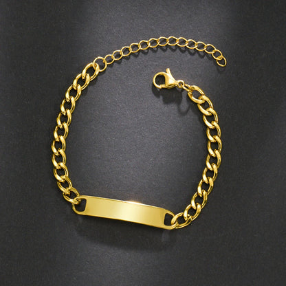 Custom Eyes Photo Engraved Bracelet
