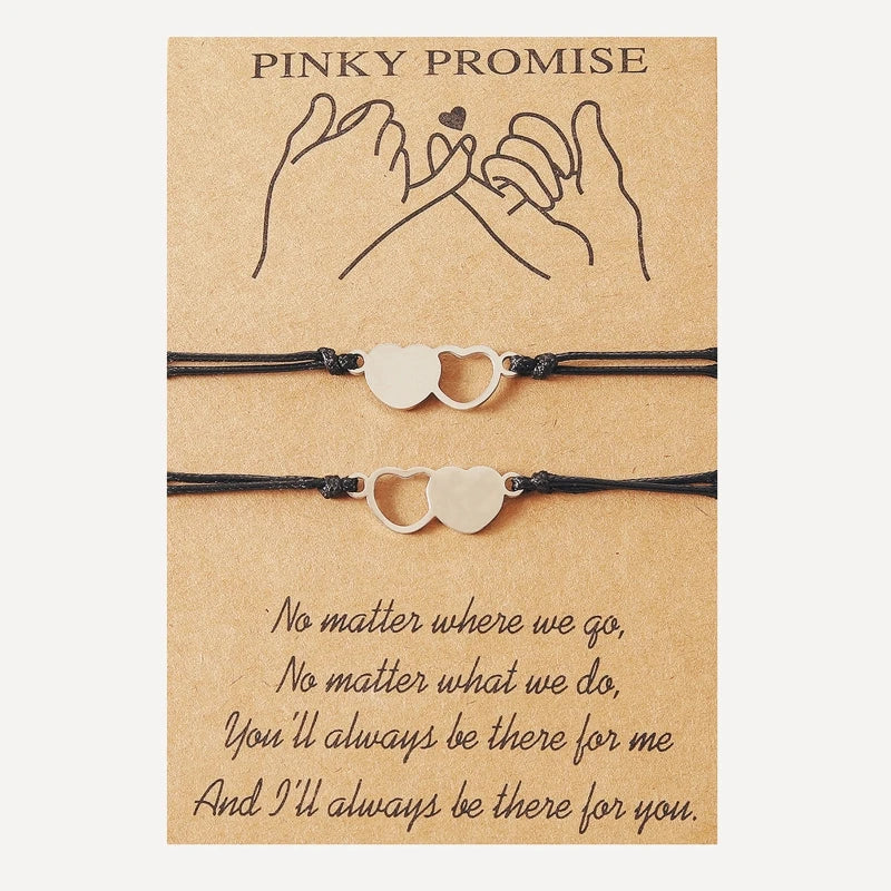 2/3/4 Pcs Best Friend Wax Bracelets