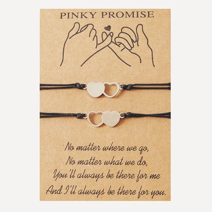 2/3/4 Pcs Best Friend Wax Bracelets
