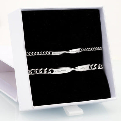Personalised 2pcs Bracelet Set
