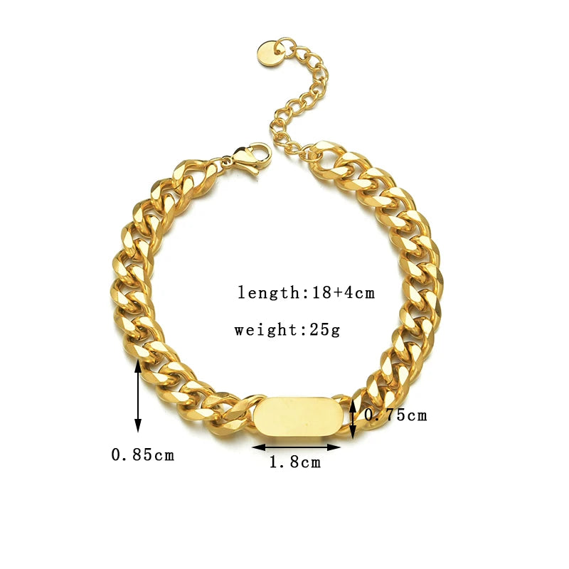 Custom Name Engraved Bracelet
