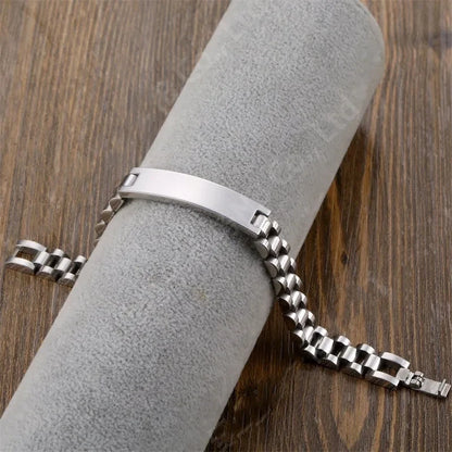 Custom Eyes Photo Engraved Bracelet