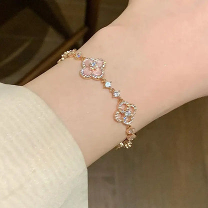 Pink Lucky Charm Bracelet